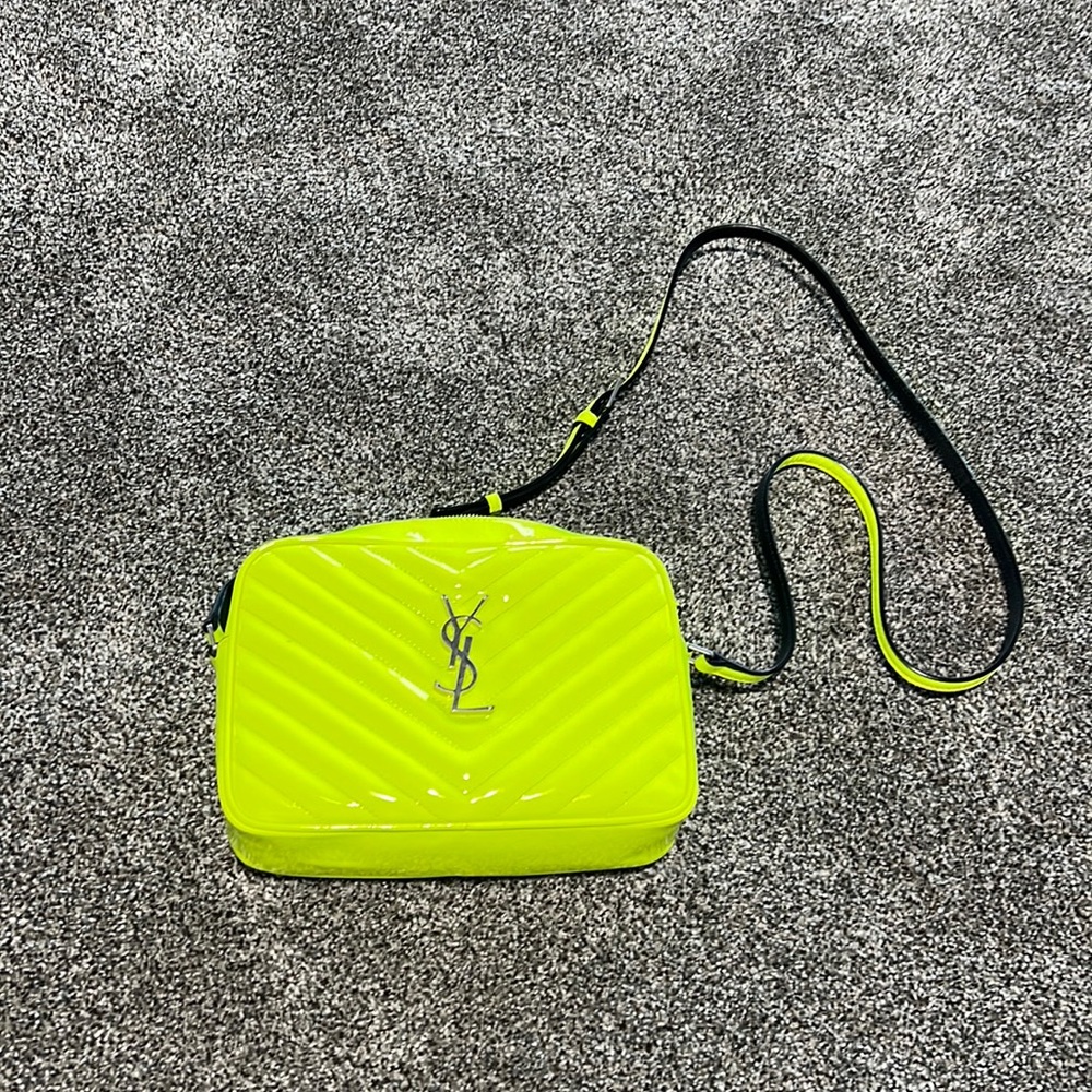 ‼️SOLD‼️YSL LOU CAMERA BAG IN QUILTED PATENT LEATHER